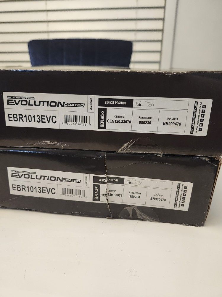 Power Stop ESK5312 Rear Euro-Stop Brake Kit Porsche Audi VW and 2 Rear Sensor Wires For Audi Q7, Porsche Cayenne, Porsche Cayenne, VW Touareg [Model S