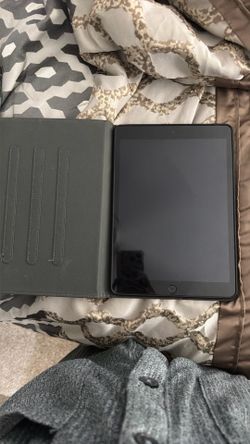 iPad with case and screen protector