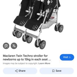 Maclaren Quest Stroller & maclaren twin techno