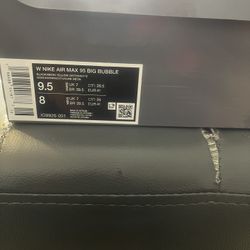 Air max 95 neon  Women’s 9.5 Men’s 8