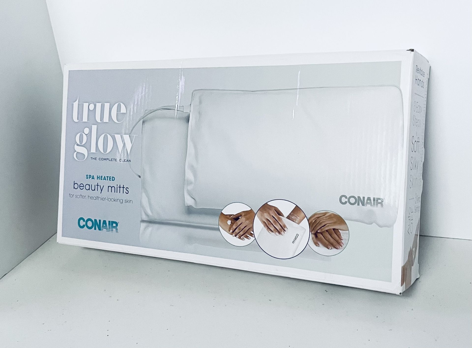 CONAIR Spa Heated Beauty Mitts, NIB