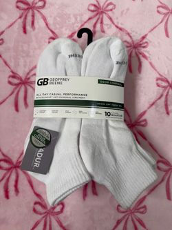 white socks
