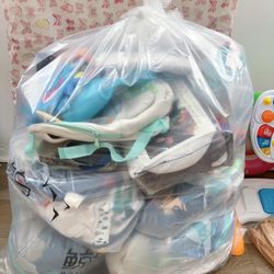 A large bag of Baby boy toddler boy stuffs and clothes 0-3T