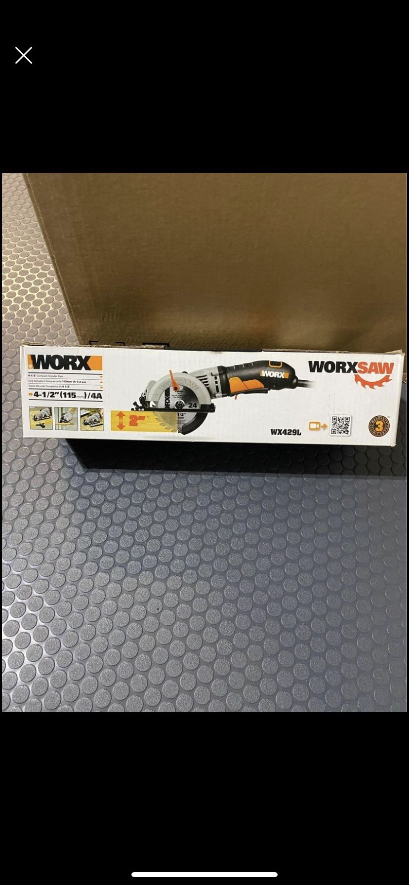 New In Box Worx Saw