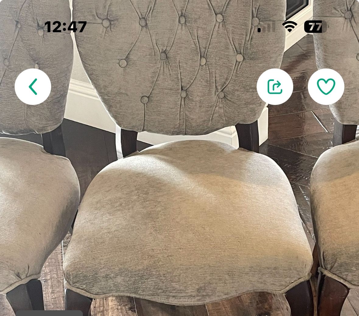 3 Dinning chairs