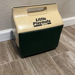 Vintage Little Playmate Igloo Cooler / Lunch Box