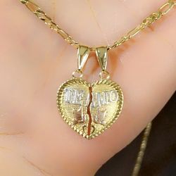 Necklace - Heart Pendant- Te Amo 