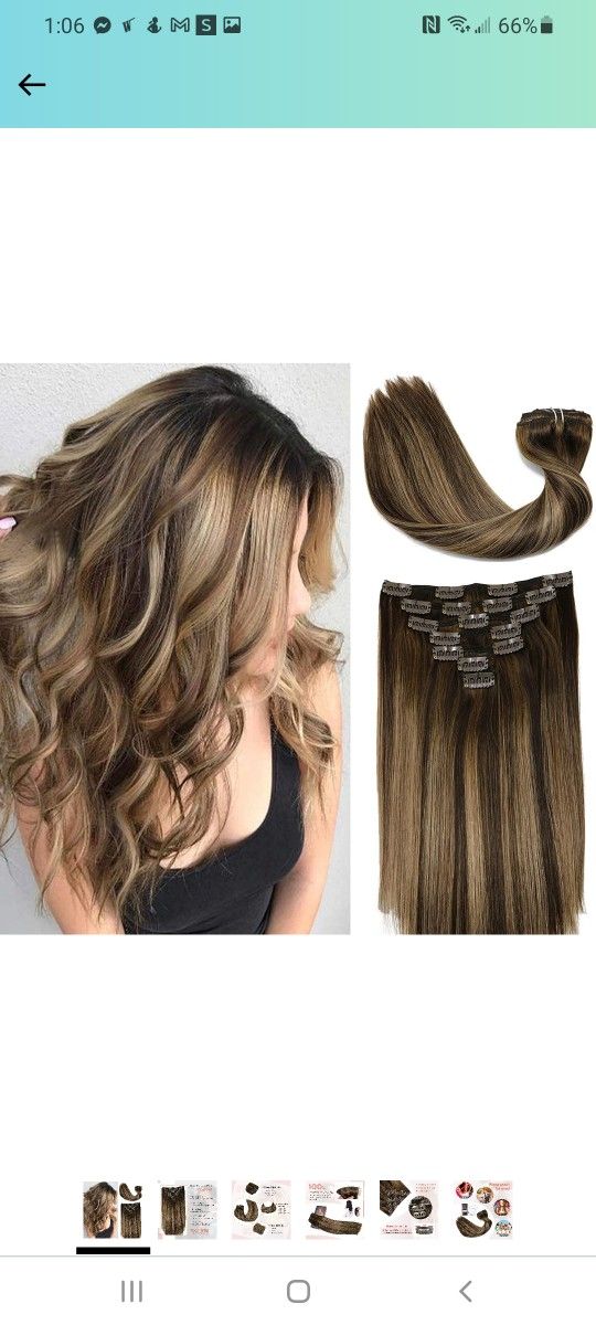 Real Human Hair Extensions