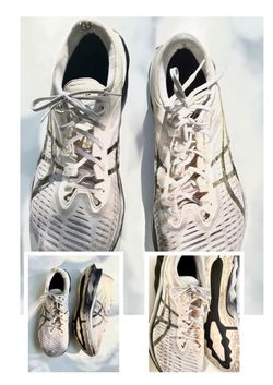 ASICS White Running Sneakers men shoes 10.5