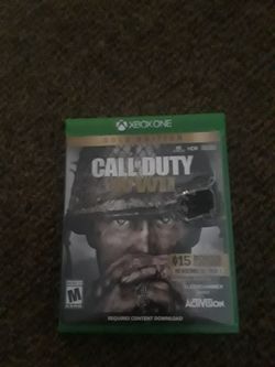 Call Of Duty Wll "Xbox One"