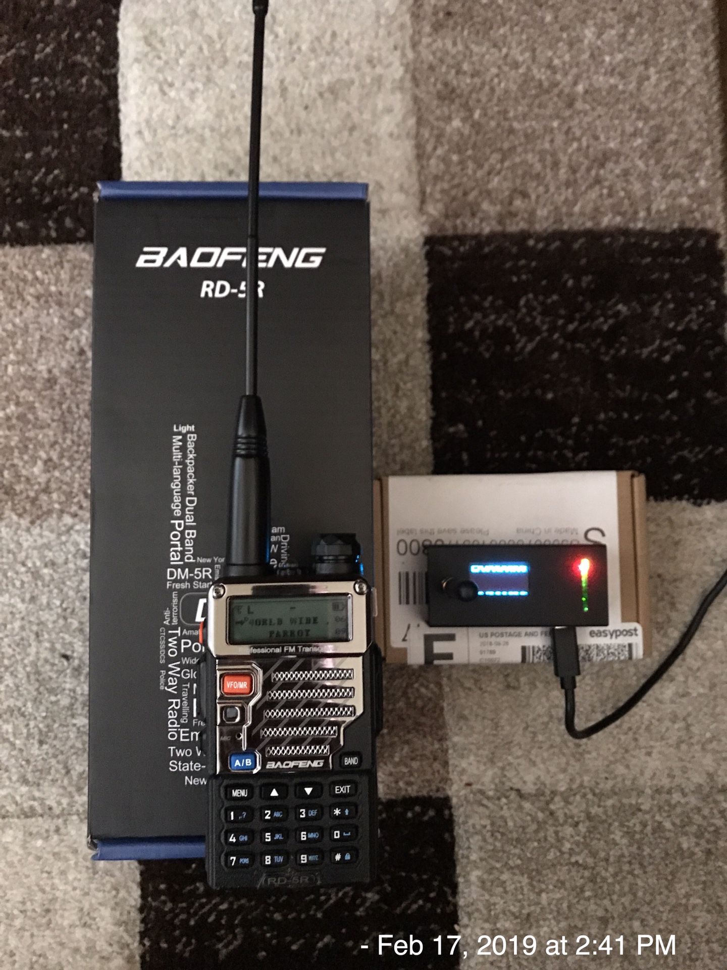 DMR Radio Baofeng RD-5R + Hotspot Ham Radio