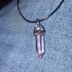Quarts Crystal Necklace 