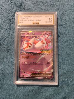 Latias ex (Surging Sparks) 076/191 AGS 10 GEM Holo