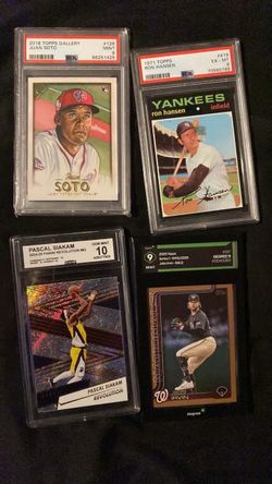 Lot of 4 Graded Sports Cards PSA CGC