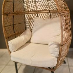  Wicker Egg Chair  Indoor  Or Outdoor Cozy Design 