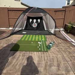 Golf net & Matt