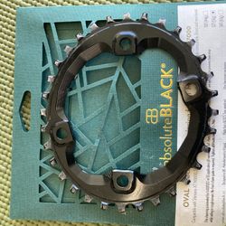 Absolute Black oval chainring