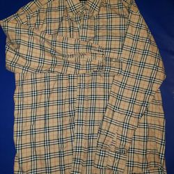Burberry Mens Shirt size L Authentic Luxury 