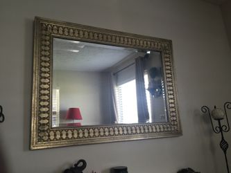 Gold antique Mirror
