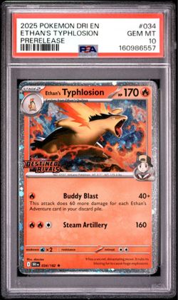 Pokemon typhlosion psa 10 cosmos promo