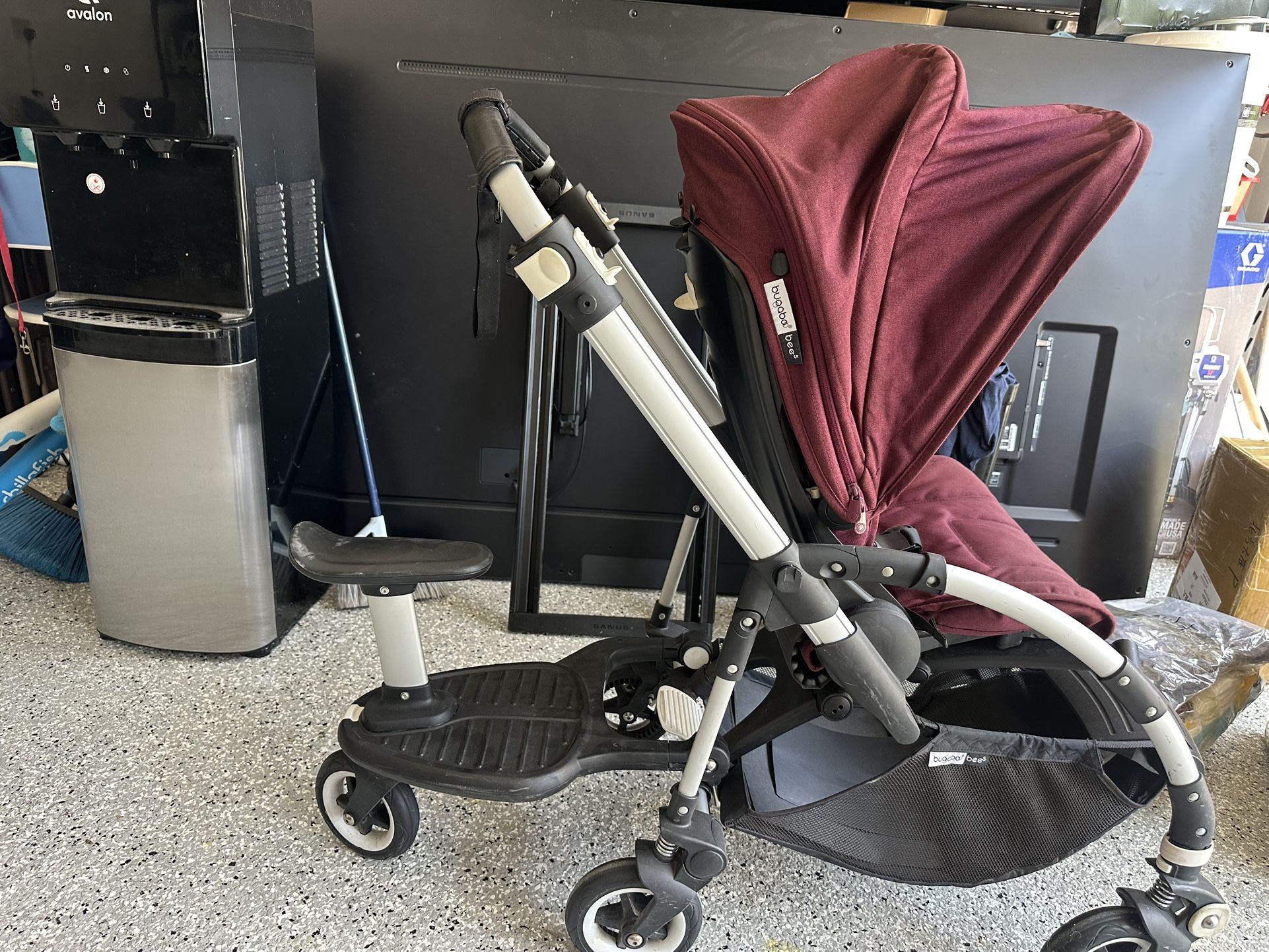 double stroller tricycle Twin Trike for Kids,Tricycle Stroller,Two-Seater Pedal Bicycle with Spacious Rear Adjustable Seat/Removable Rear Push Handle/Enlarged Pedals,Red,Style 4 Model:GSS90MM2 line trailer is not product_sale Fishing Lure Bulk Fishing