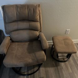 Recliner With Ottoman 