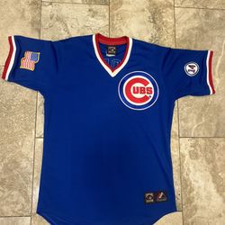 Chicago Cubs Cooperstown Ryan Sandberg  #23 Throwback Men's Away Jersey Sz Large 