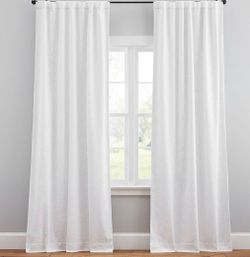 Pottery Barn Seaton Blackout Textured Curtain