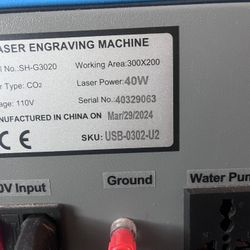 Lazer Engraving Machine