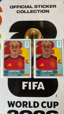Lamine yamal fifa world cup panini sticker