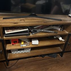 Wood and Metal TV Console