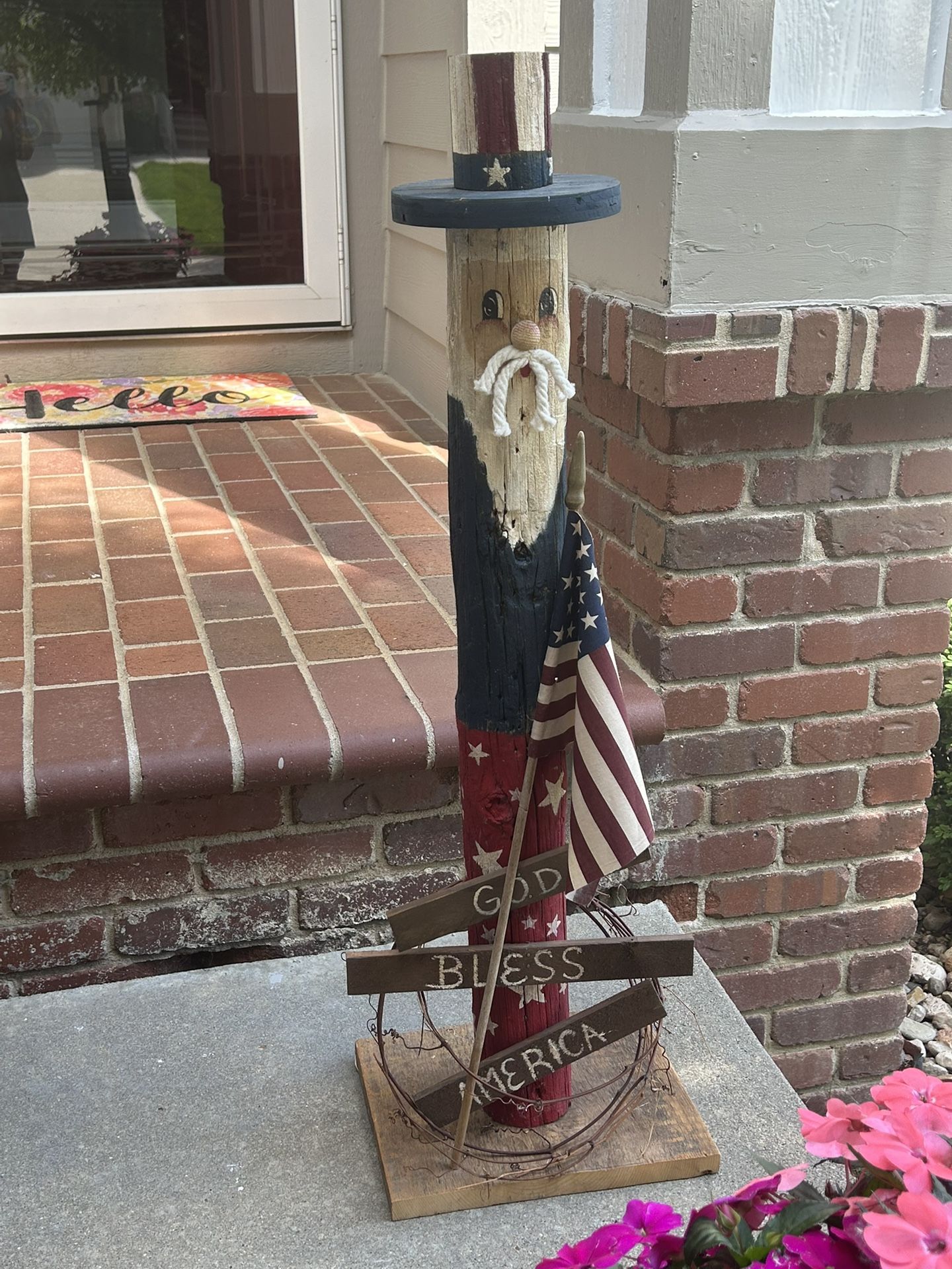 Wooden Uncle Sam