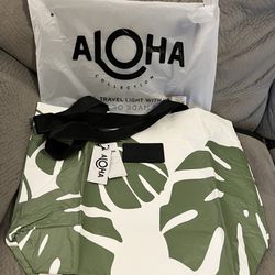Brand New Aloha Collection Day Tripper - Monstera Seaweed - PICKUP IN AIEA - I DON’T DELIVER 
