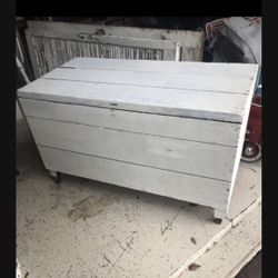 White Chippy Antique Chest Must Go Today