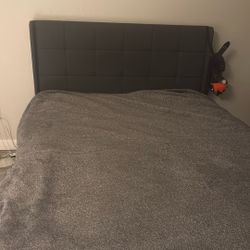 black mattress frame