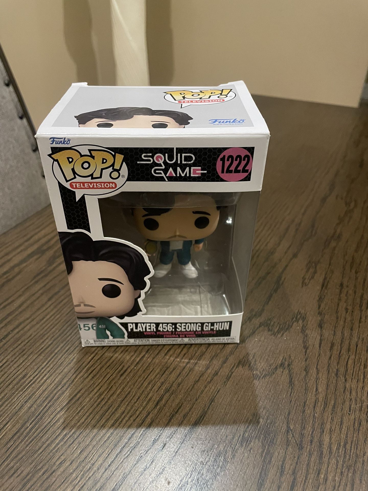 Funko POP! Television Squid Game Player 456: Seong Gi-Hun #1222. New In Box