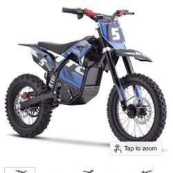 Moto Tec 60v Pro Electric Dirt Bike 2000w Lithium Blue