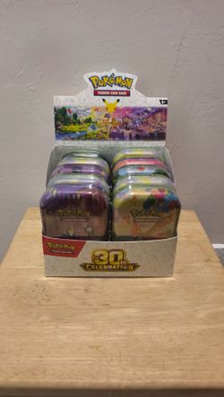 Pokemon 30th anniversary mini tins