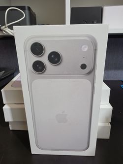 iPhone 17 pro max 256gb. Any carrier