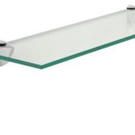 Decorative Glass Shelves  (2 - Pack Glass Shelves WITH MOUNTING BRACKETS)