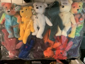 New Salvino’s Bamm Beano’s Baseball Bears Set of 12 (Over 20 Years Old)