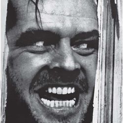 The Shining Here's Johnny Wall Poster