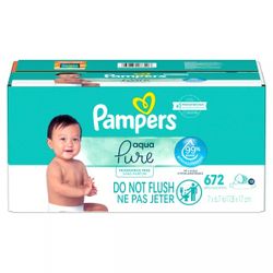 Pampers Aqua Pure Wipes 672