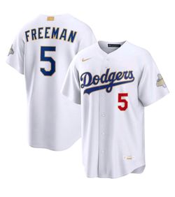 FREEMAN WHITE & GOLD DODGERS JERSEY DIFFERENT PLAYERS $50.- CASH PLEASE!!!