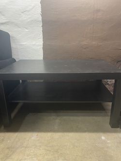 Small Black Multi Level Coffee Table