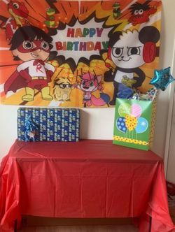 Happy birthday backdrop