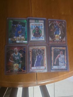 NBA Basketball Trading Cards Lot of 6