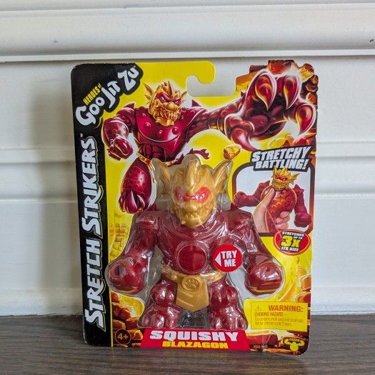 Goo Jit Zu Squishy Blazagon Stretch Strikers Figure
