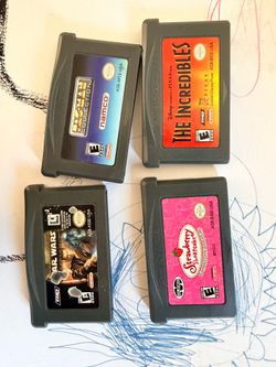 Game Boy Advance Star Wars Strawberry Shortcake PAC-Man The Incredibles