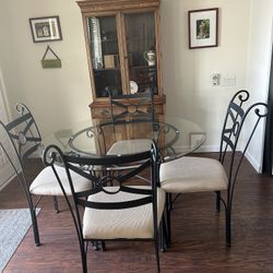 Glass Dining Table and chairs